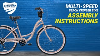 Kent Bicycles | Multi-Speed Cruiser Bike Assembly Step-by-Step