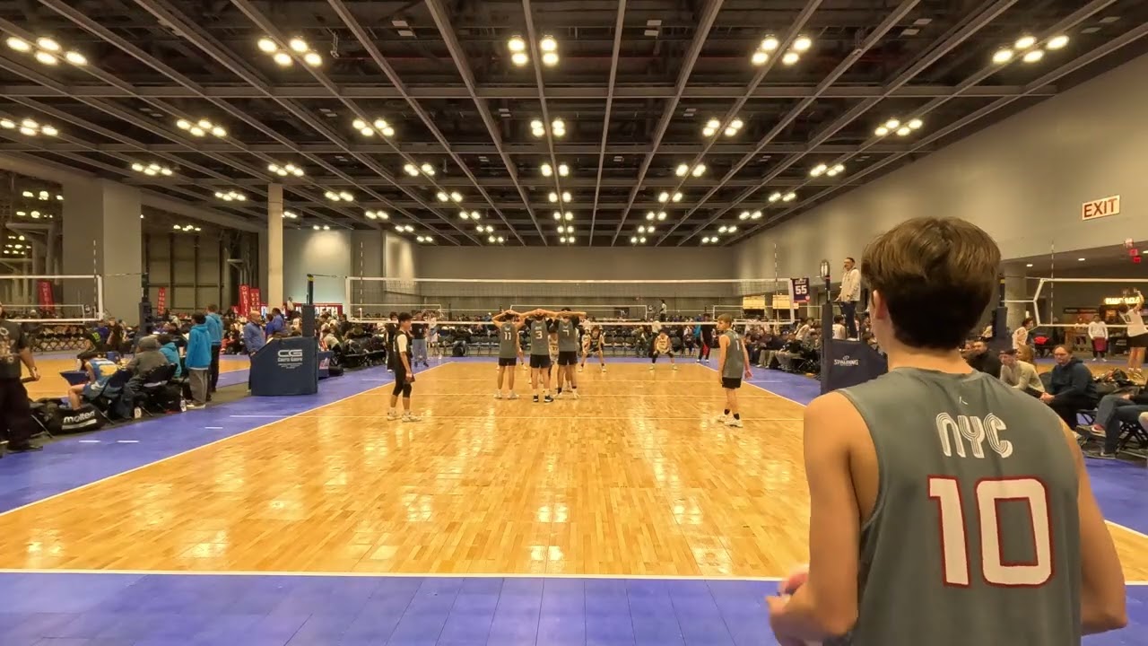 New York City Open 15 Boys Gold Final: NYC VBA 15 Nomad v.  Boston United Boys (First Set)