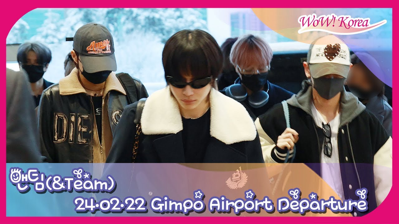 [4K] &TEAM、白い雪が降る日に出国するビジュアル男神たち···「日本に行ってきます~」