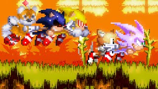 Мульт Bad Time Trio vs Hyper Duo in Sonic 3 AIR Speedrun