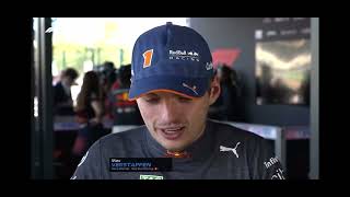 Max verstappen post race interview Belgian Grand Prix #f1 #maxverstappen