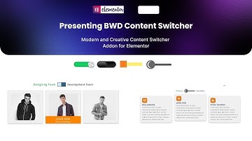Presenting Content Switcher Elementor addon