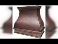 Overview: SINDA Light Hammered-Antique Copper Custom Copper Range Hood Made from 99.9% Pure Virg...