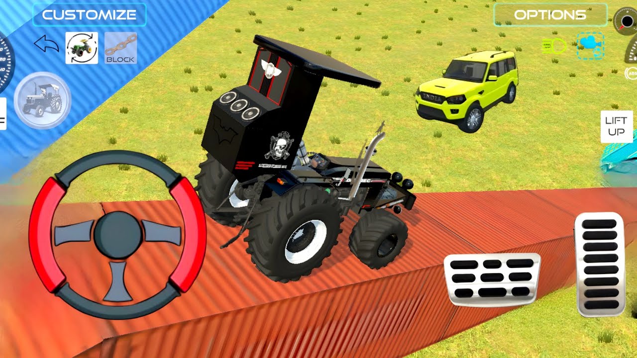 Drive A Tractor And Truck Uploading 🔥 Truck & Tractor Unloading Gaming Callage Heavy Vehicles 