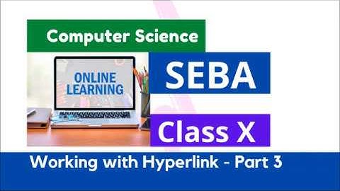 Creating global link in HTML5 || Class 10 Computer Science || SEBA Online Class