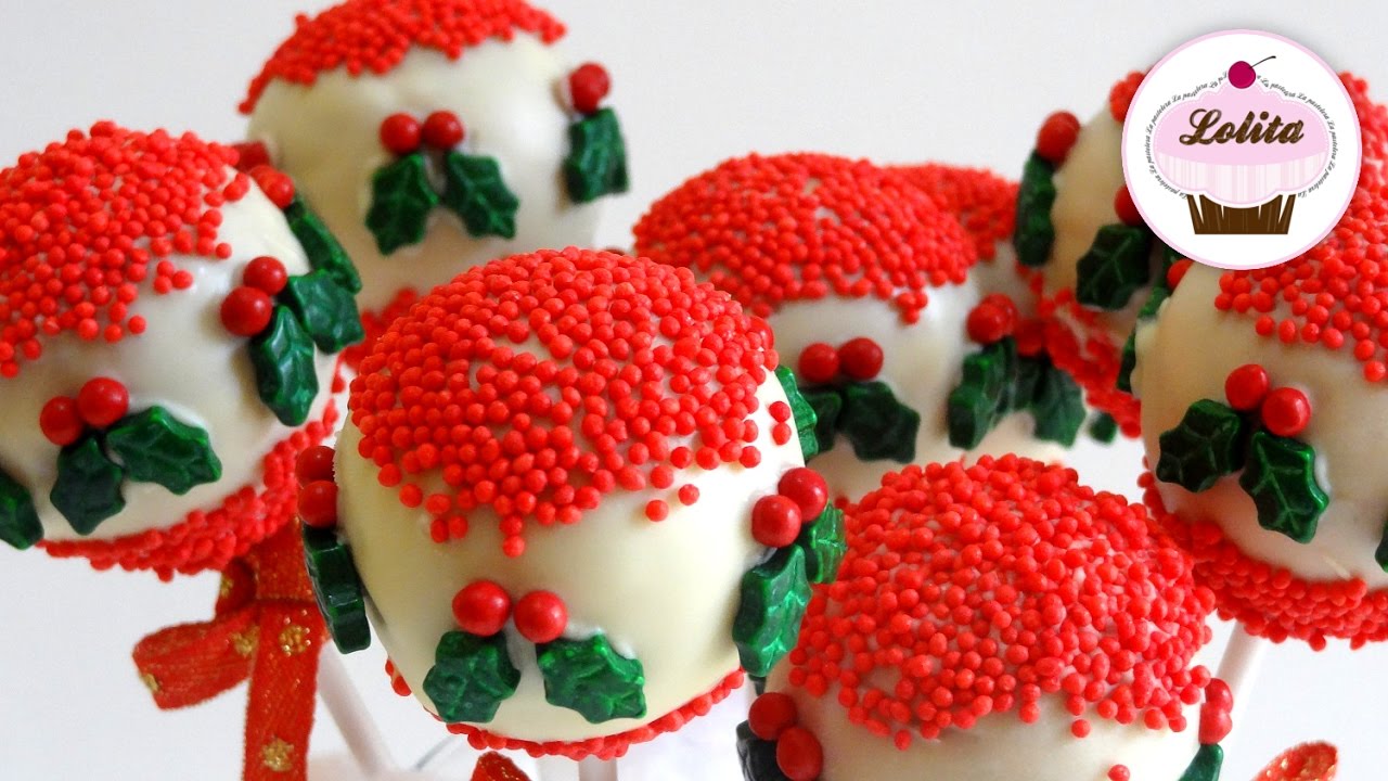 Cake Pops Para Navidad De Turron Blando O Jijona Postre De Navidad Youtube