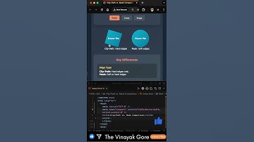 ✅ Clip-Path vs Mask - What