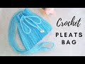 Crochet Pleats Bag for Beginners  | Easy for Beginners |