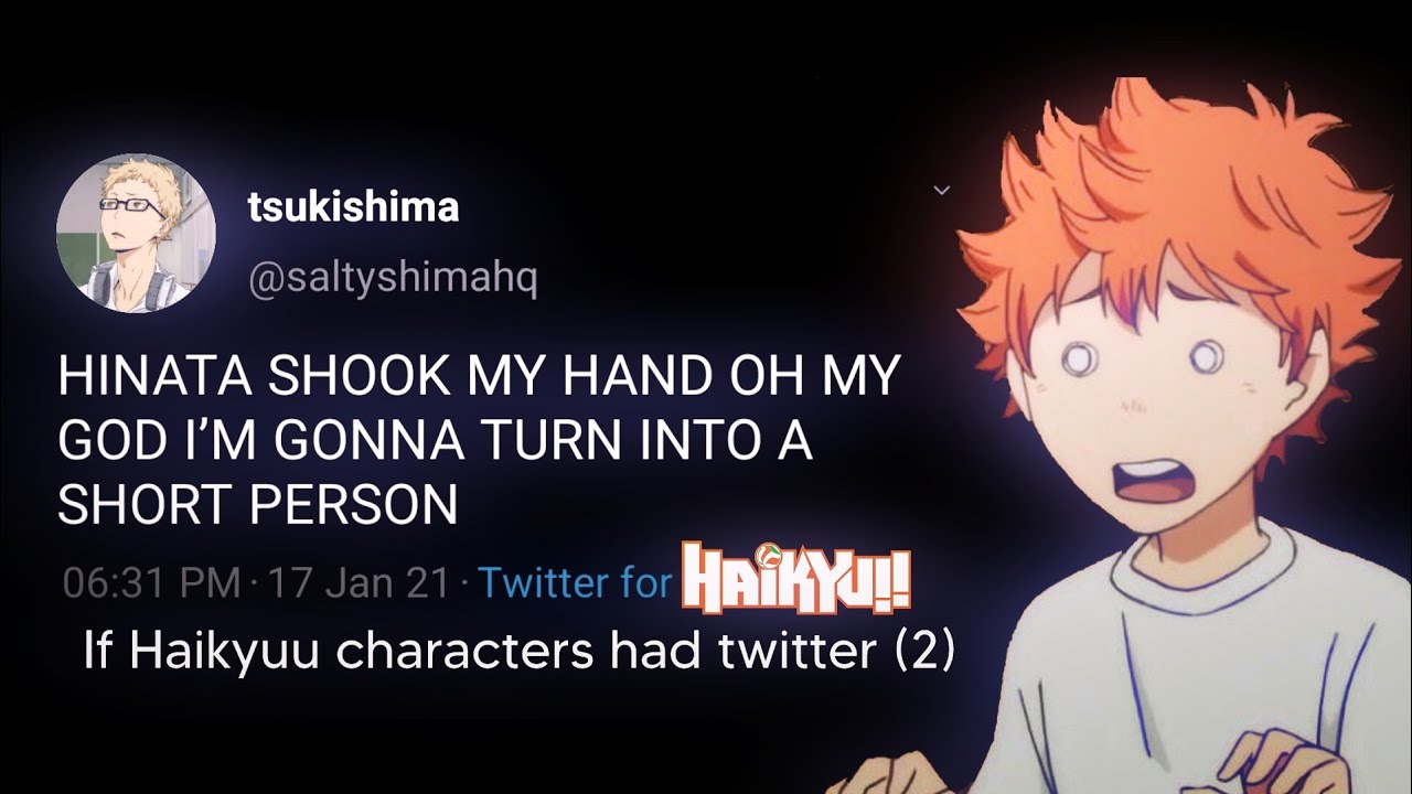 if haikyuu characters had twitter (2)