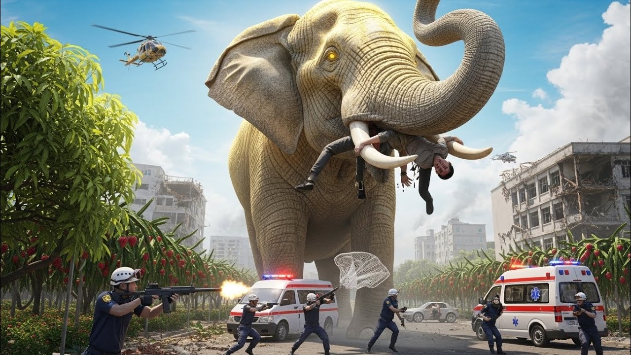 Farmer Shocked as Magic Banana Creates Giant Monster Elephant 🦣