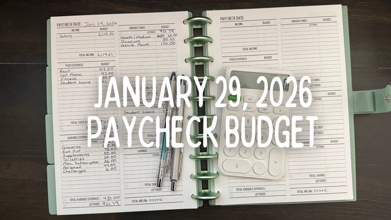 Where is this paycheck going? | January Paycheck #2