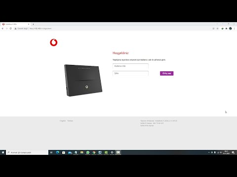 Vodafone H300s modem kurulumu ve kablosuz şifremi unuttum