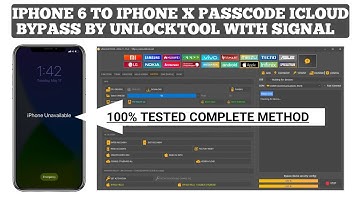 iPhone 6 To iPhone X Passcode Unavailable iCloud Bypass With Network  IOS 15 | 16 | 17