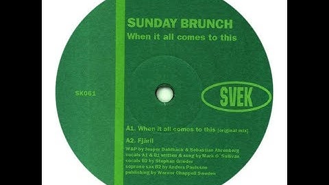 Sunday Brunch - Fjäril