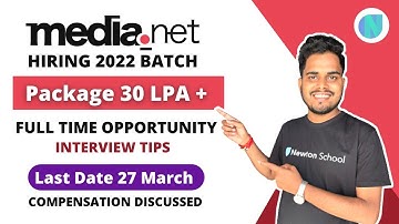 Media.net SDE Job Opportunity | 2022 Batch | 30 LPA + | Jobs For Freshers | Compensation Discussed
