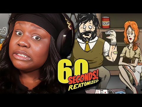 MY FIRST TIME PLAYING 60 SECONDS WAS BRUTAL! - YouTube