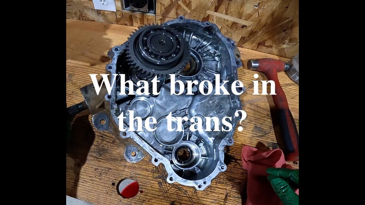 What broke inside the RZR transmission? YouTube