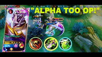 🔥Alpha Full Power! Unstoppable Fighter Gameplay | MLBB Long Match