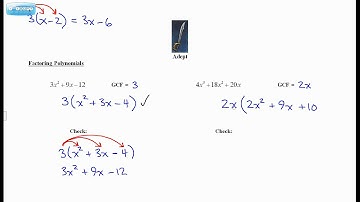 5.2 Common Factors (Adept - Pre-Calculus 10)