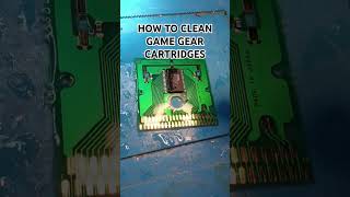 Cleaning A Game Gear Cartridge With An Ultrasonic Cleaner