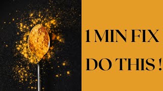 Chef on How to Reduce Turmeric Taste in Curry