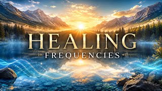 285Hz Tissue Repair Frequency - Gentle Waterfall ASMR - Nature Healing