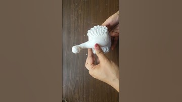 DIY Wall putty craft idea / broken cup reuse idea / artificial planter #shorts #viral #trending