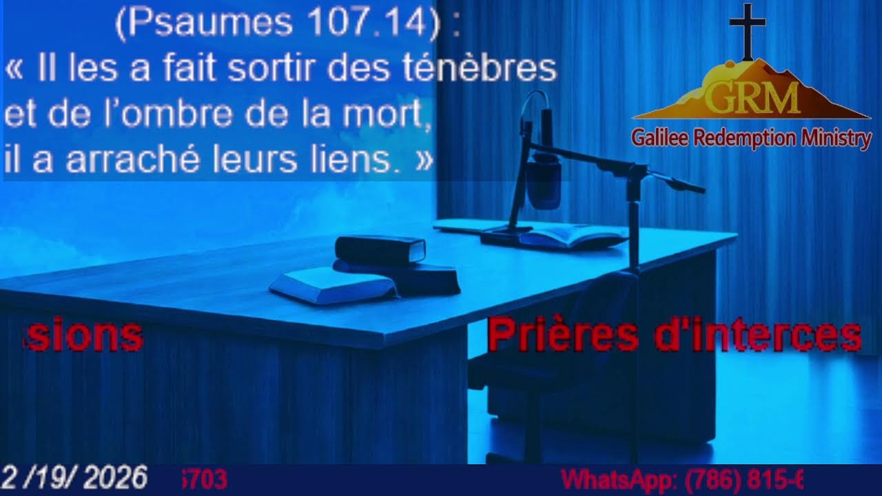 Live :  priyè entèsesyon pou moun ki nan tray