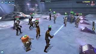 Star Wars Galaxy of Heroes Galactic Legend Hunt Part 47: Figuring out our Plan! Second Gear 13!