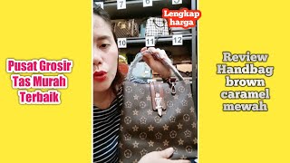 Review tas murah tas handbag brown Caramel mewah di grosir tas wanita terbaru 2022 @lolybagmedan screenshot 5