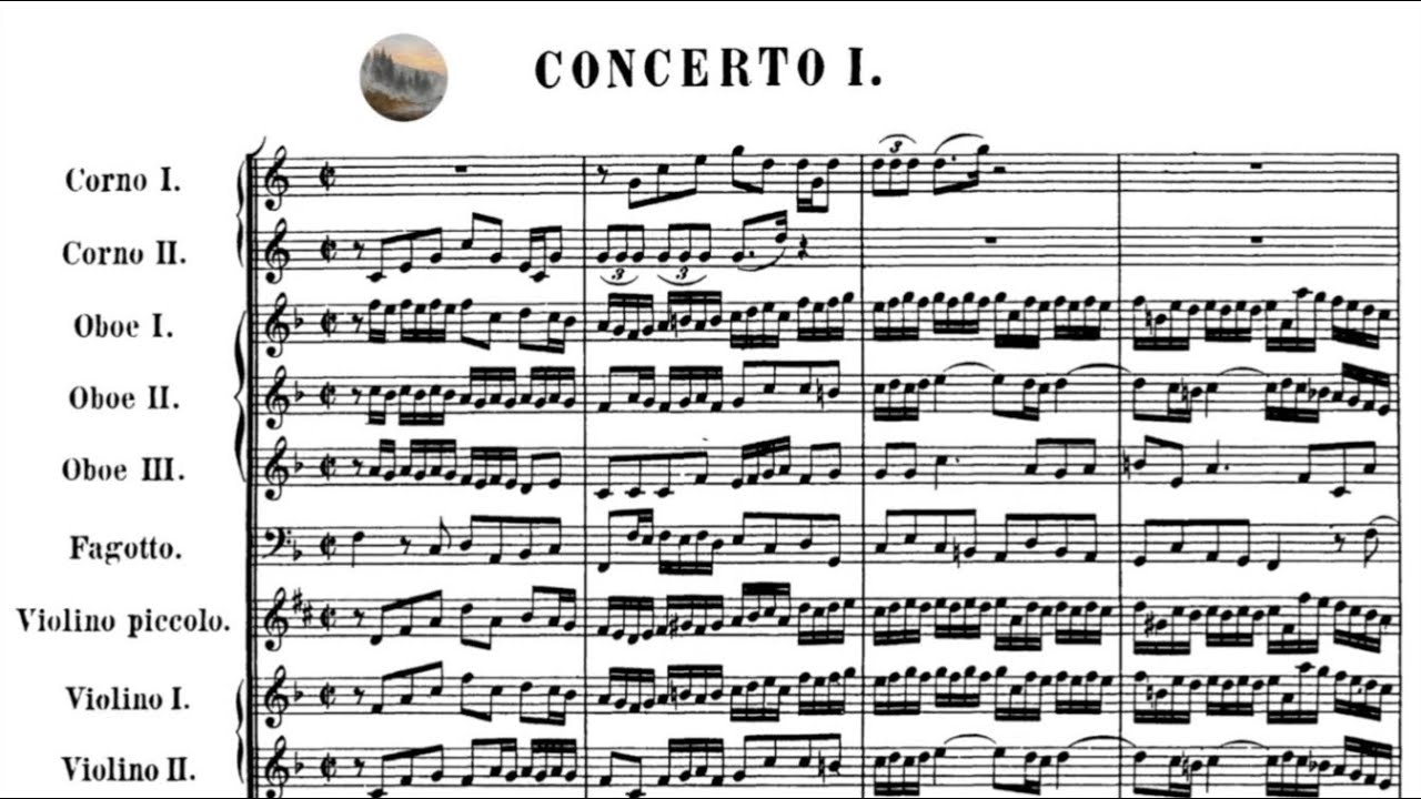 J.S. Bach – Brandenburg Concerto No. 1, BWV 1046 (1721)