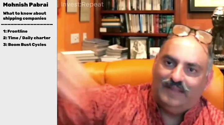 Mohnish Pabrai - When To Buy Shipping Company stocks (Frontline, Mitsui, Teekay etc)