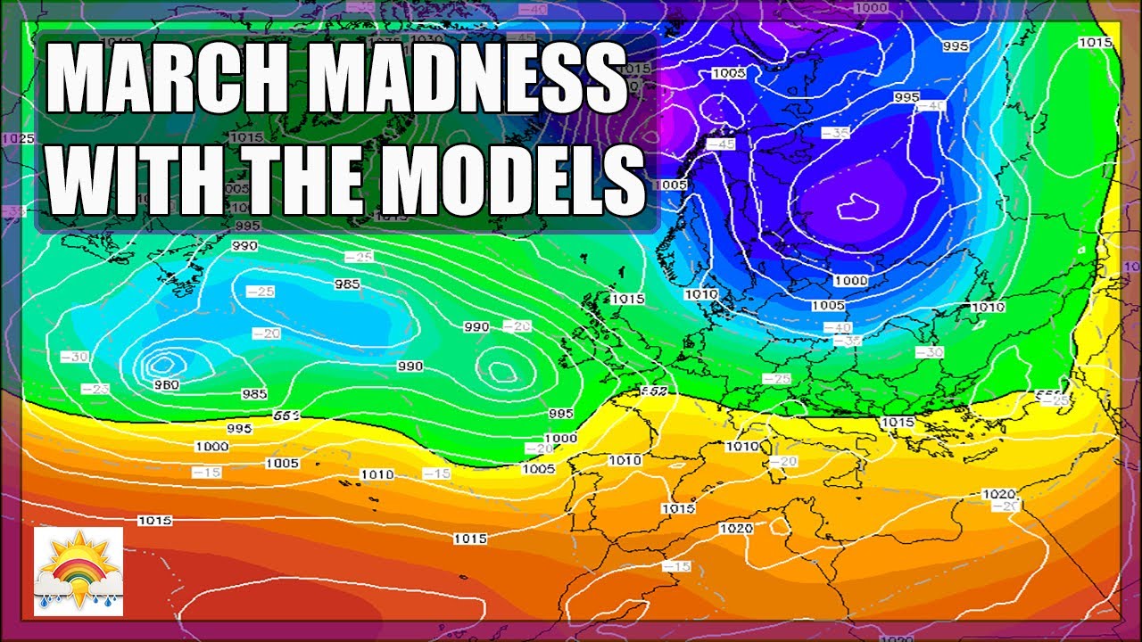 Ten Day Forecast: March Madness Within The Model Output... - YouTube