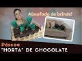 &quot;Horta&quot; de cenouras de chocolate | Páscoa