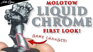The shiniest silver ever? Molotow Chrome: First Impressions (brush and airbrush)