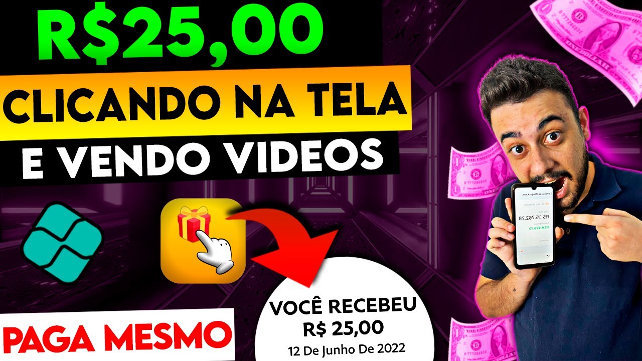 Saquei R$25,00 nesse APP PARA GANHAR DINHEIRO no PIX apenas CLICANDO NA TELA