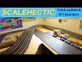 4 lane Carrera Slot car track - DIY boarders and barriers
