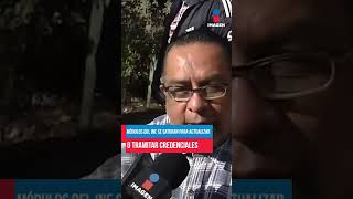 Módulos del #INE se saturan para actualizar o tramitar credenciales | Shorts | Zea