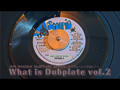 What is Dubplate vol.2  ダブプレートって何？   DRIBBLA  / HAVE A NICE DAY JM DUB LYRICS VIDEO