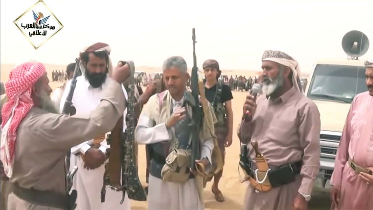 قبائل مارب تكرم الشيخ حمود المخلافي في مارب اليمن