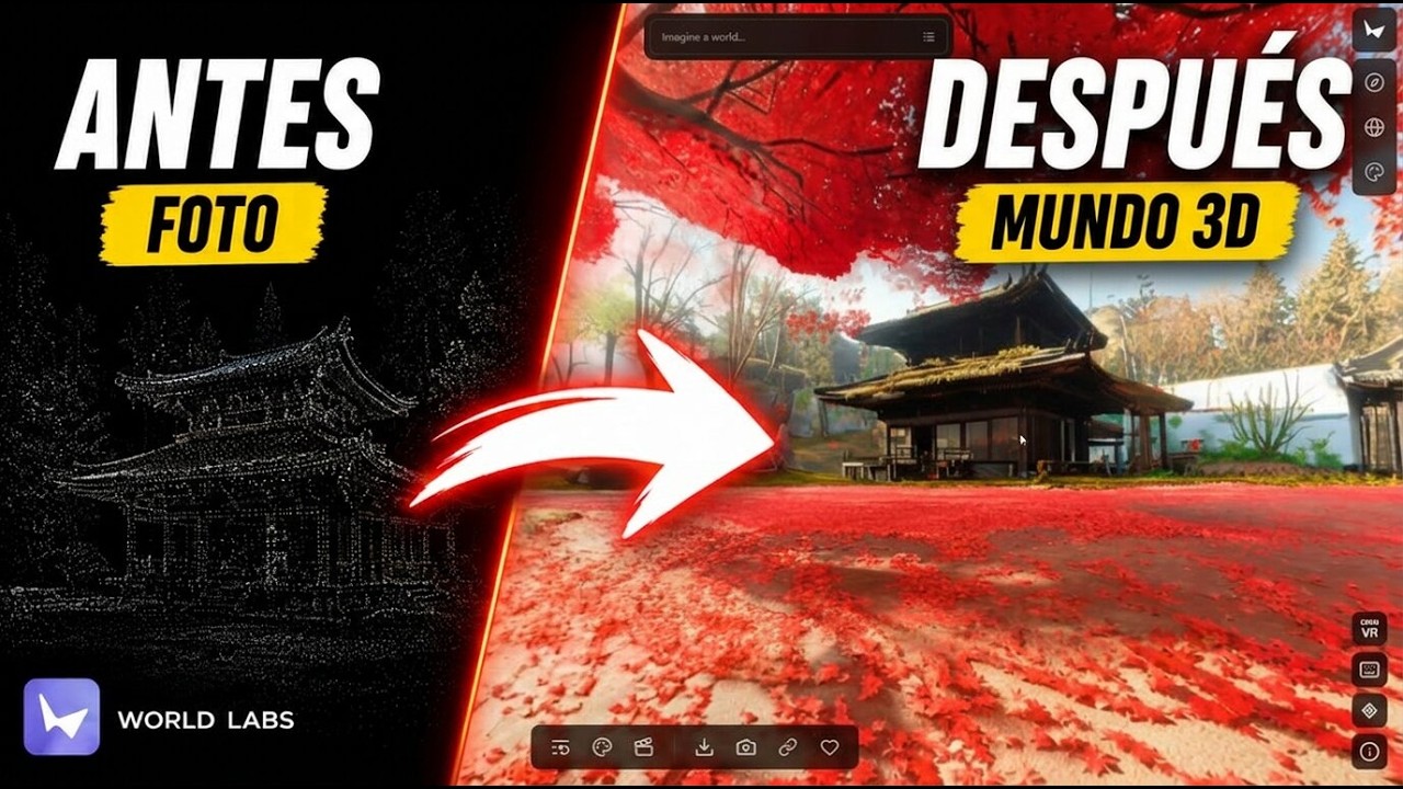Crea mundos 3D a partir de una foto con World Labs | Tutorial