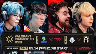 VALORANT Champions Paris — Group Stage Day 3