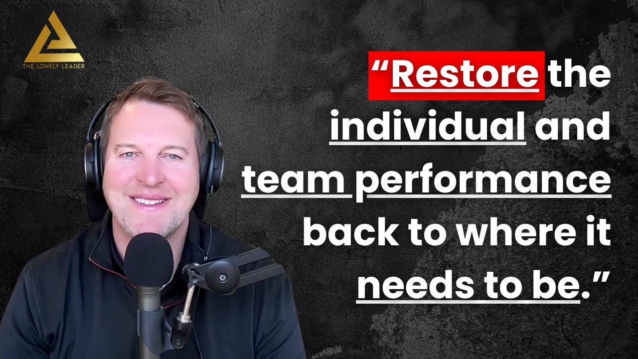 Course correcting an underperforming team - YouTube