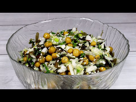 SEA CABBAGE SALAD. Quick RECIPE for every day