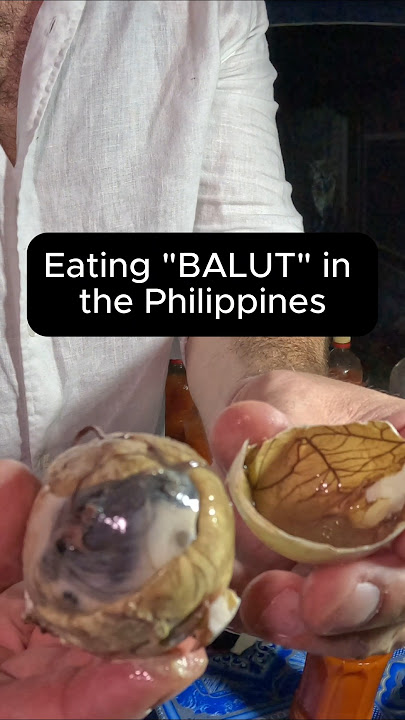 EATING BALUT IN THE PHILIPPINES 🇵🇭😬