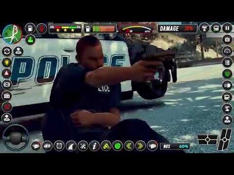 CROSSY GAMES YouTube ad: US Police Cop Car Chase Game Video 9
