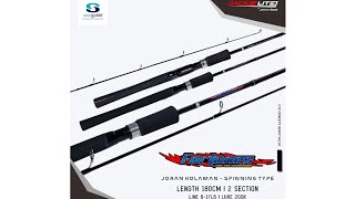 Fortunes 602M 8-17LB Jacks Lite by Jacks Vision || Rekomendasi Joran Kolam, Galapung, Galatama🔥🔥