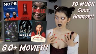 Ranking EVERY 2022 Horror Release I Watched This Year | 82 Titles!