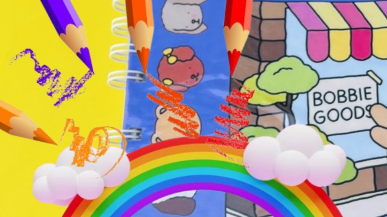 BOBBIE GOODS com as CORES DO ARCO-ÍRIS - YouTube