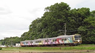 伊豆箱根鉄道 駿豆線 Over the Rainbow 号 三島二日町～大場間通過